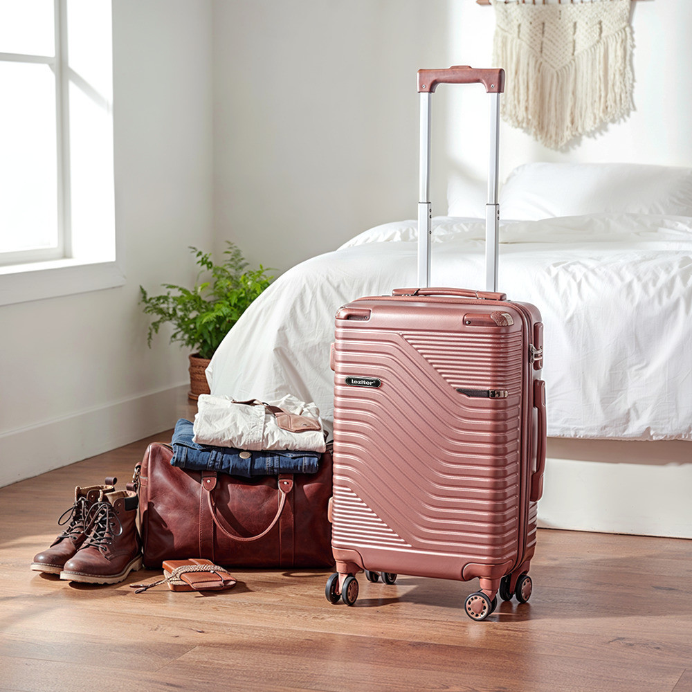 Leziter TraveLux Urban valiză de cabină cu hard top și roți detașabile 50x40x20 cm roz somon [1]