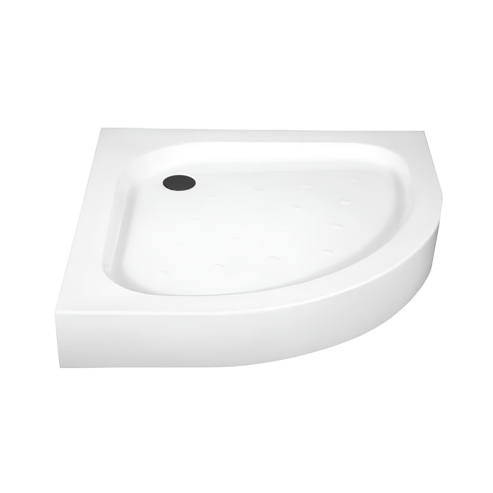 Cădiță de duș acrilică curbată Klonberg 80x80