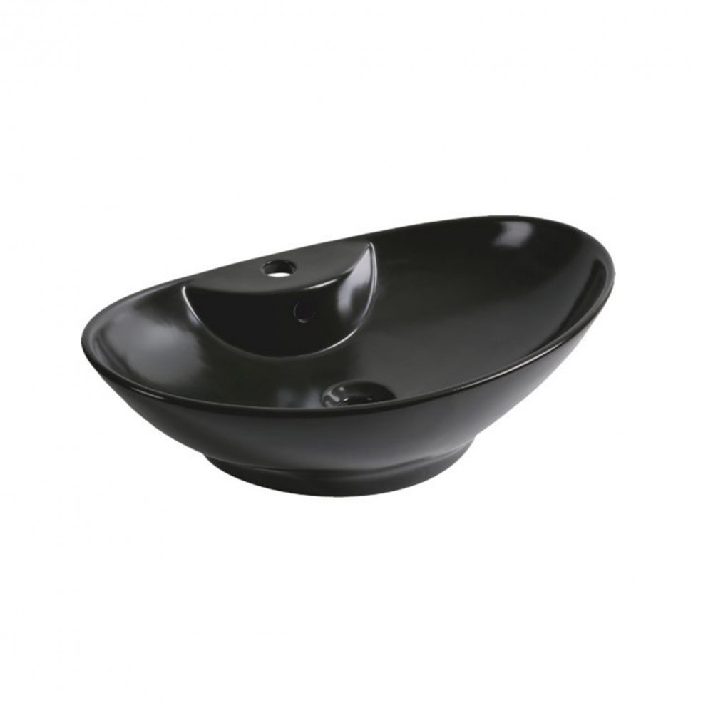 Kerra Lavoar ceramic KR-139, 58x38.5x17cm, negru mat