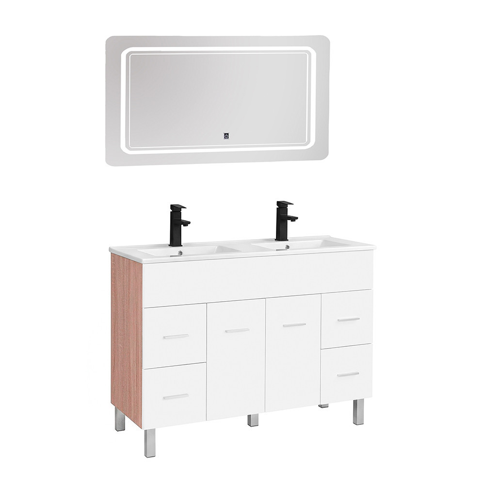 Neo Vision 120 mobilier de baie complet sonoma stejar-alb