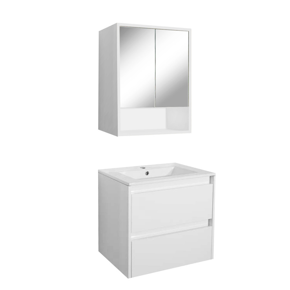 Set mobilier baie Porto 60, alb