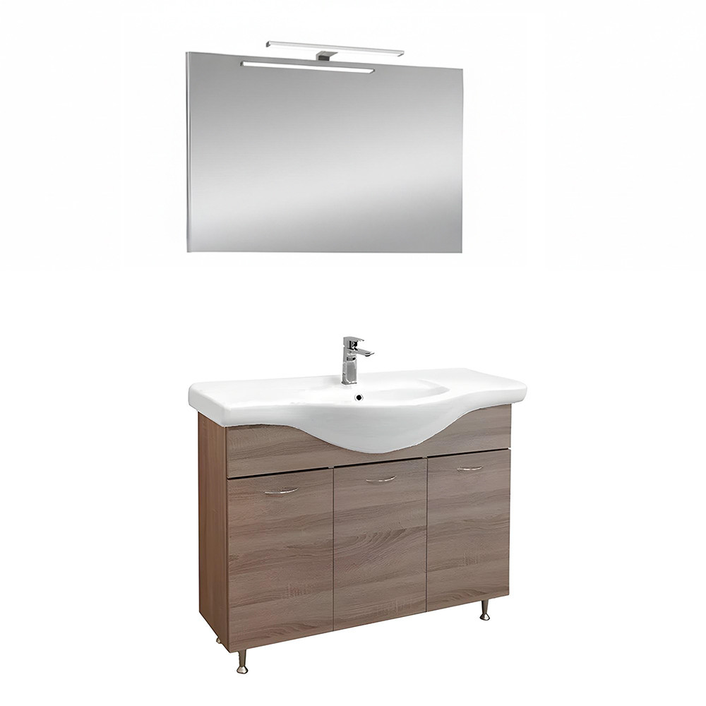 Set mobilier baie Ruben Prime 105, Rauna elm