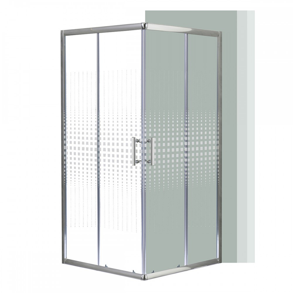 Cabină de duș pătrată Spirit Matrix 80x80