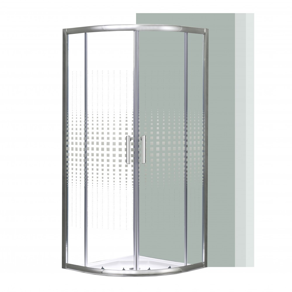 Cabină de duș Spirit Matrix curbată de calitate 90x90x180 cm