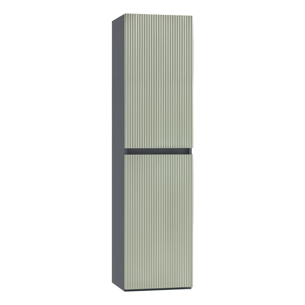 Dulap suspendat Trent gri antracit-verde-oliv