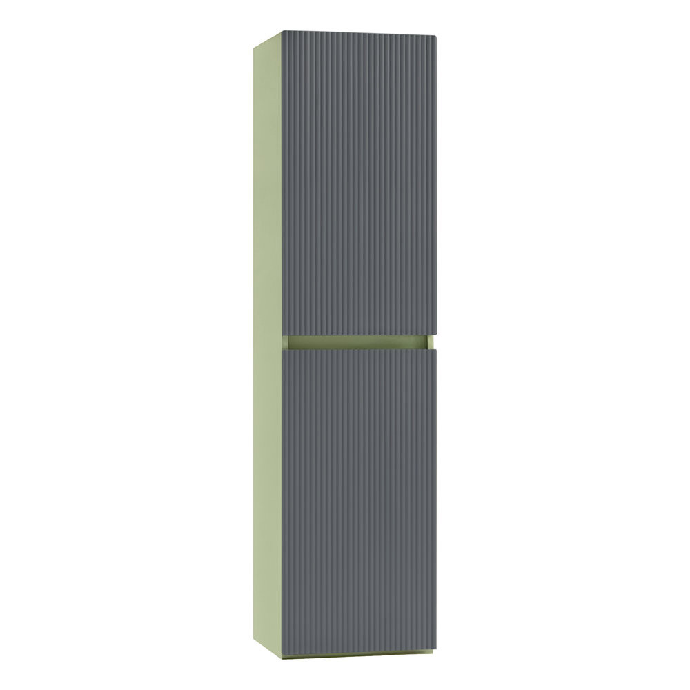 Dulap suspendat Trent verde fistic - gri antracit