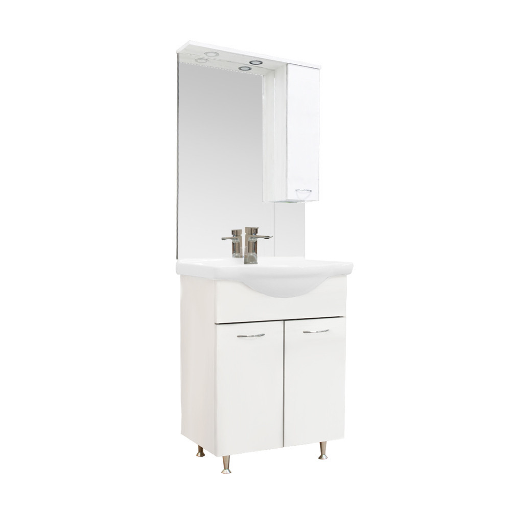 Set mobilier baie Vanessa 65, alb