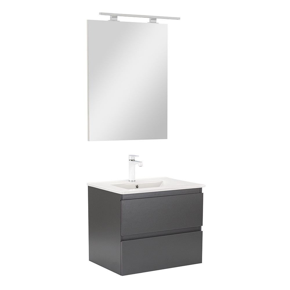 Set mobilier baie Vario Forte 60, antracit-antracit