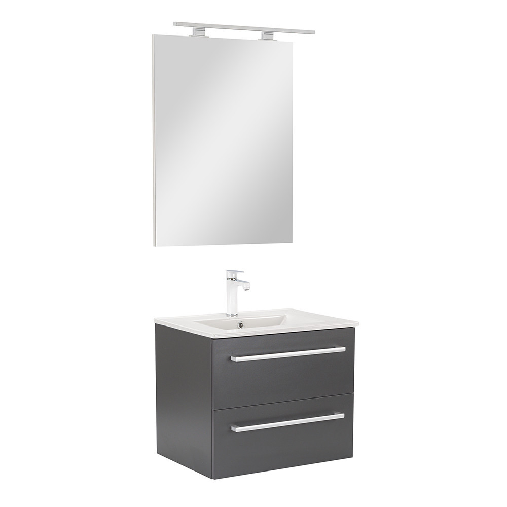 Set mobilier baie Vario Clam 60, antracit-antracit