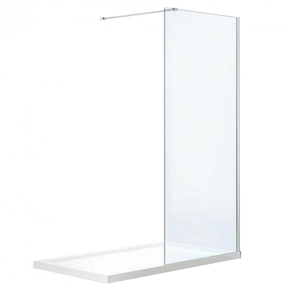 Cabină de duș Walker walk-in WI01-10 100x195 cm, cu sticlă de 8 mm
